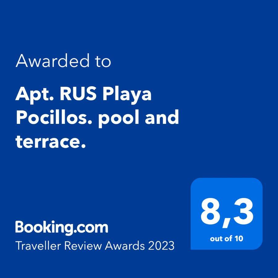 Apt. Rus Playa Pocillos. Pool And Terrace. Lägenhet Tías Exteriör bild